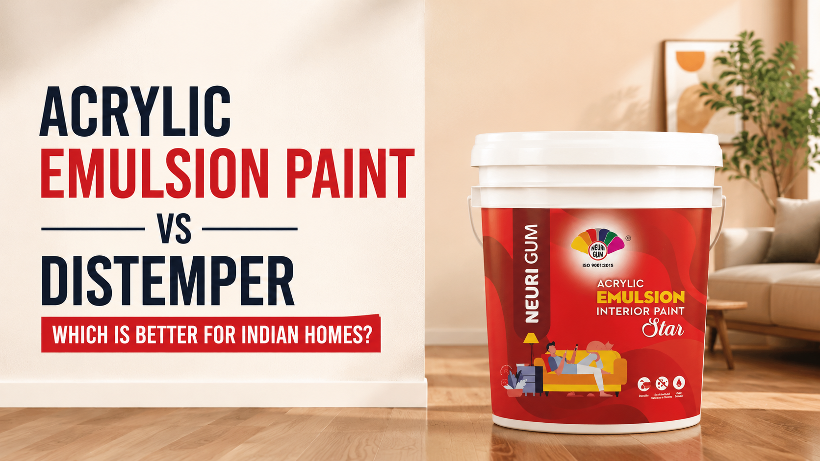 Acrylic Emulsion Paint vs Distemper — Which is Better?