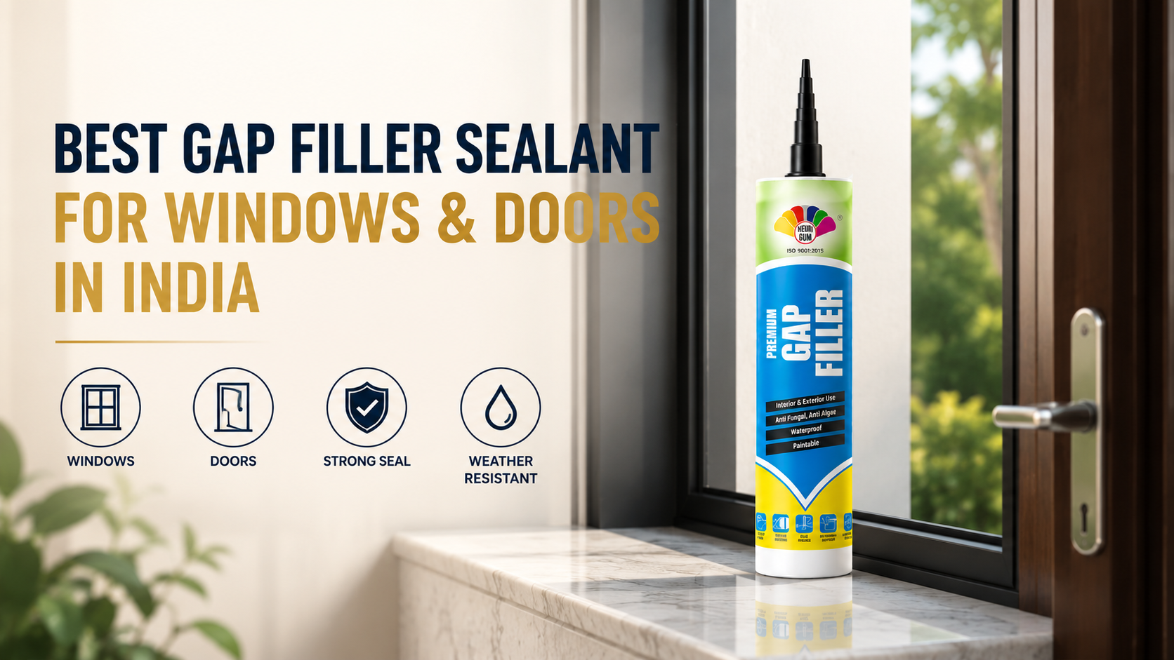 Best Gap Filler Sealant for Windows & Doors in India
