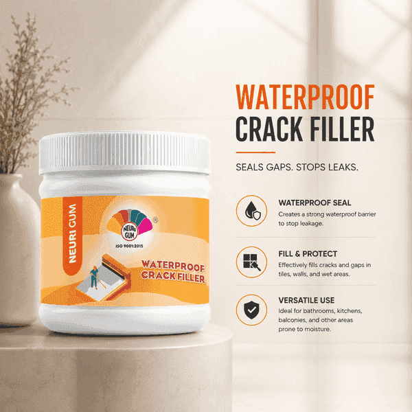 Waterproof Crack Filler Chemical formulation and R&D testing
