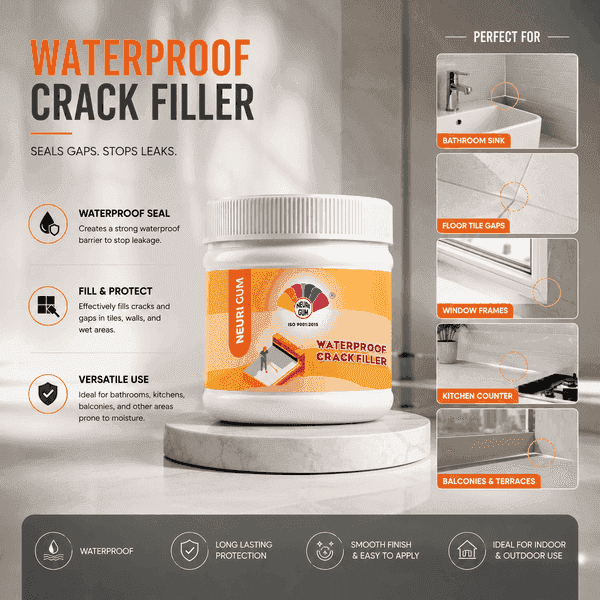 Waterproof Crack Filler professional application showcase